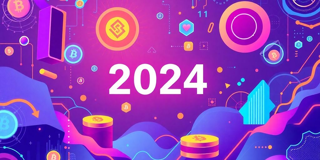 Futuristic digital assets in decentralized finance lending.