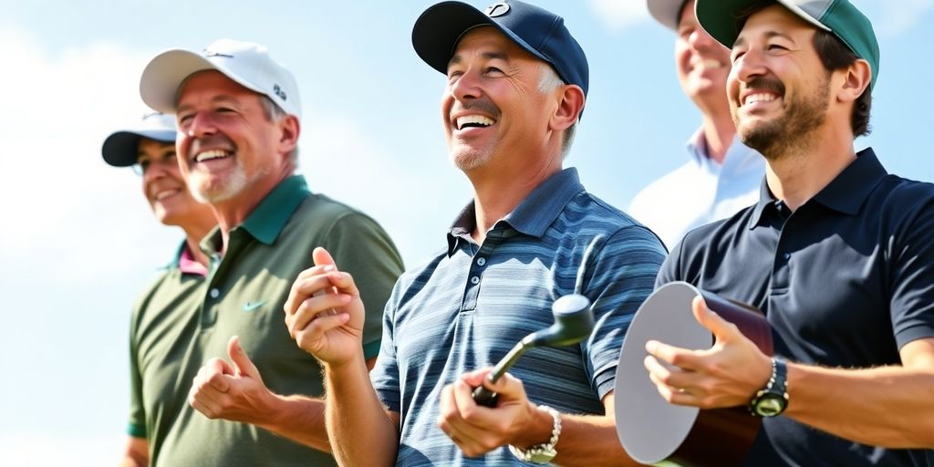Pro golfers engaging in unique off-course activities and hobbies.
