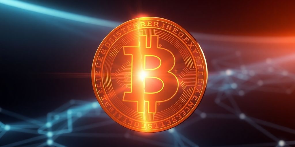 Bitcoin coin splitting in half
