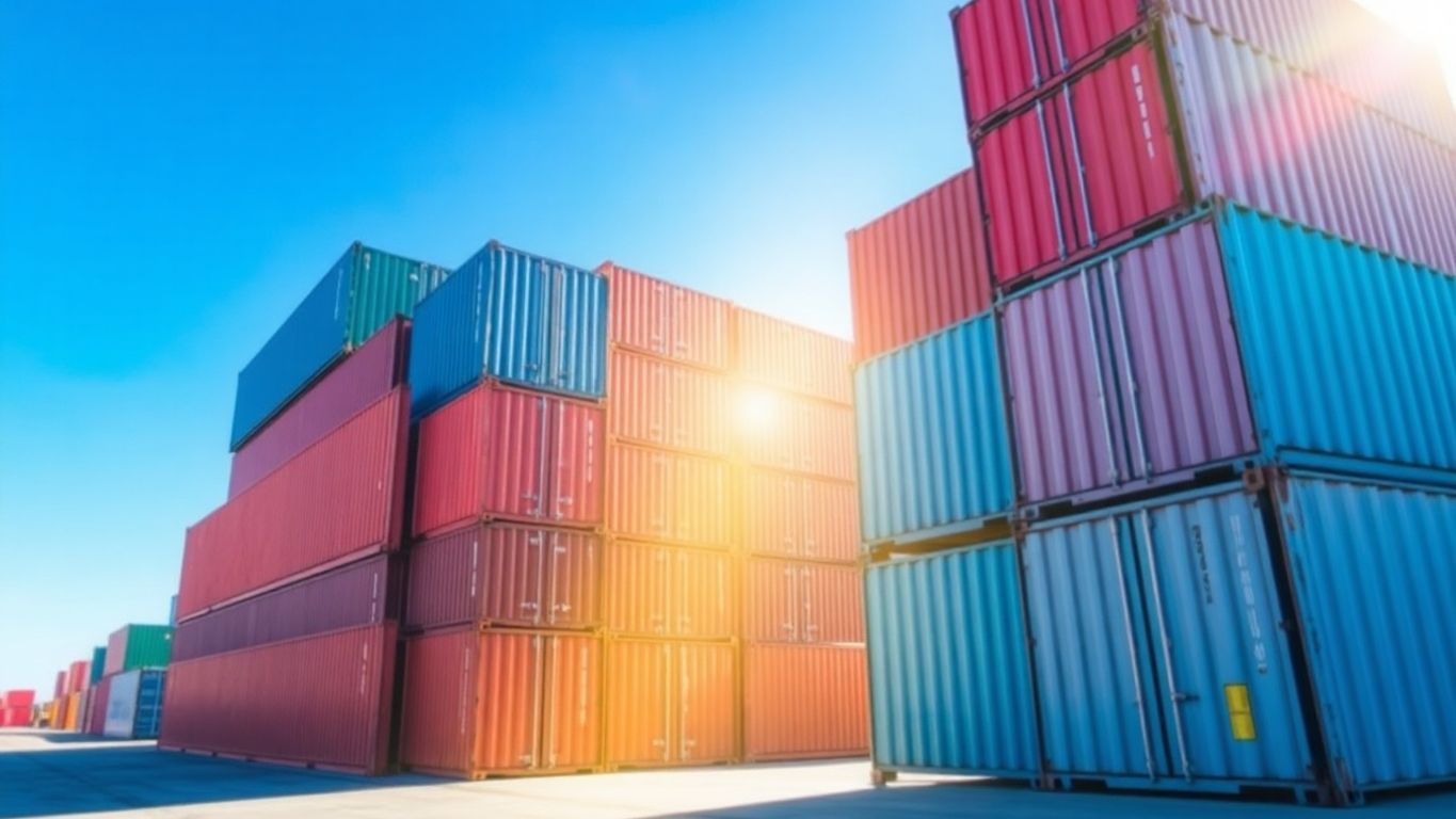 Shipping containers financed with Klarna.