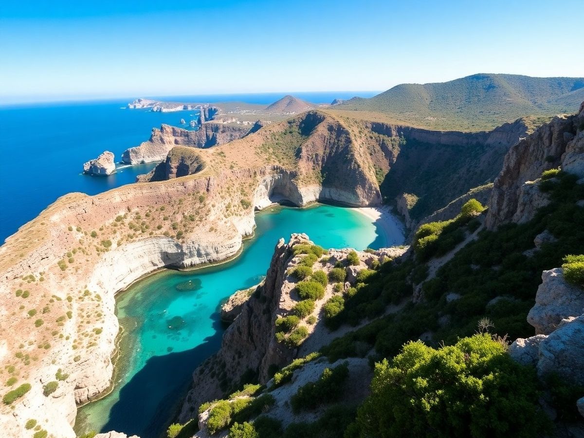 Stunning landscape of Berlengas Islands with cliffs and sea.