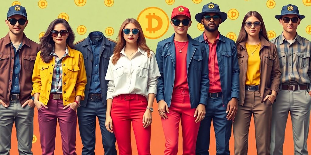 Trendy government apparel with dogecoin themes and colors.