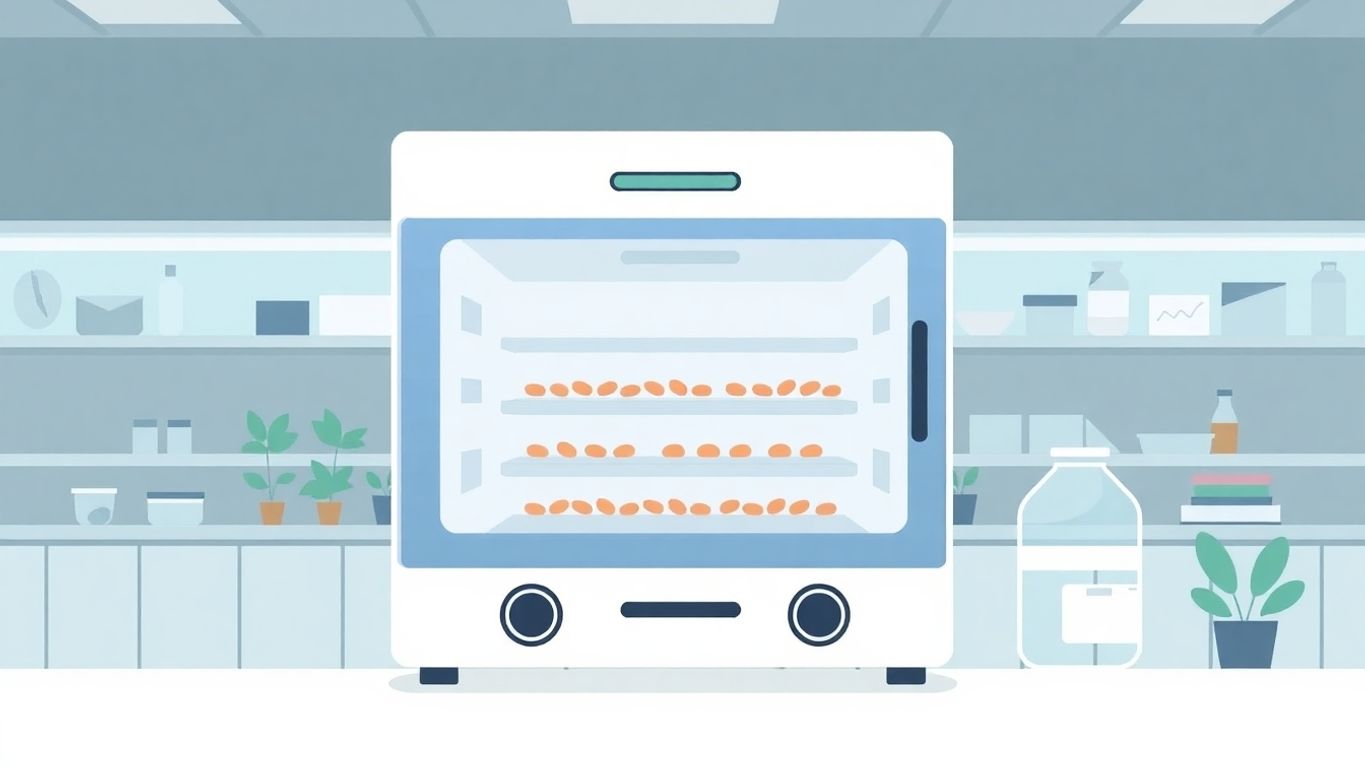 Inkubator i et forskningslaboratorium.