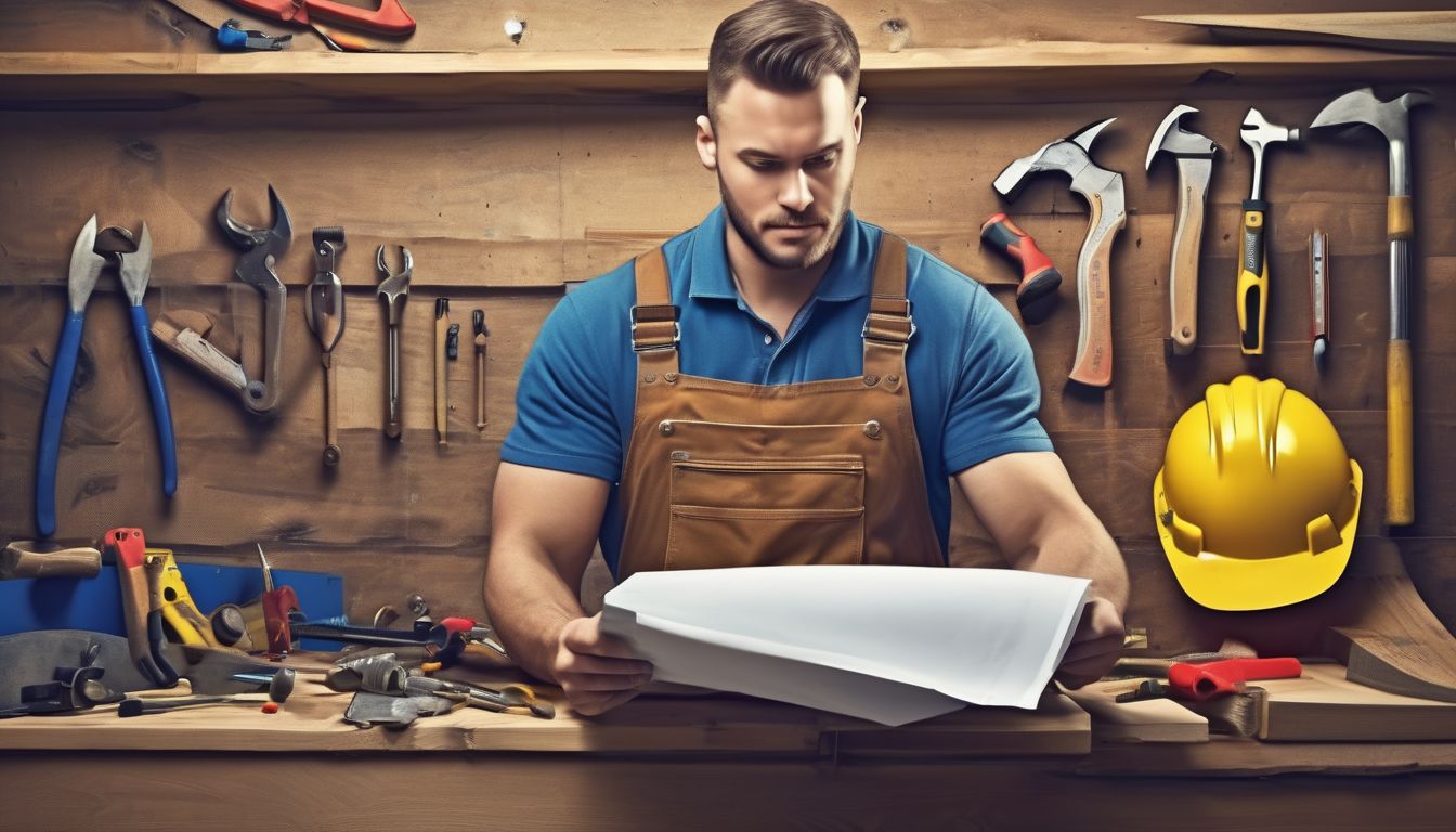 handyman checking qualifications and experience