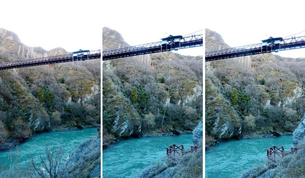 1. Bungee Jumping at Kawarau Bridge