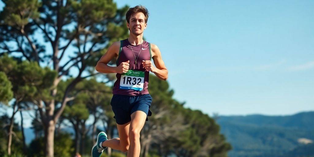 Runner training for a 3:30 marathon pace.