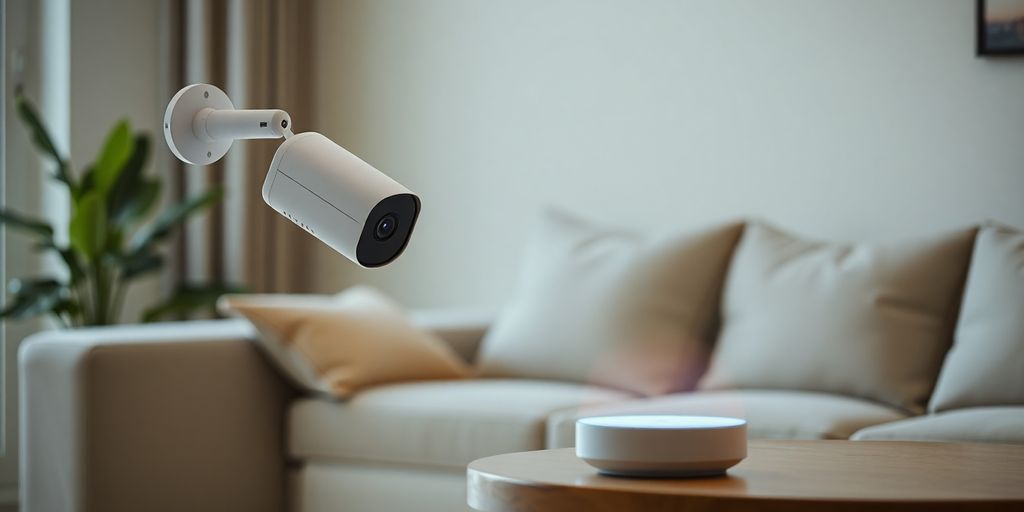 Câmera de segurança doméstica, sistema casa inteligente