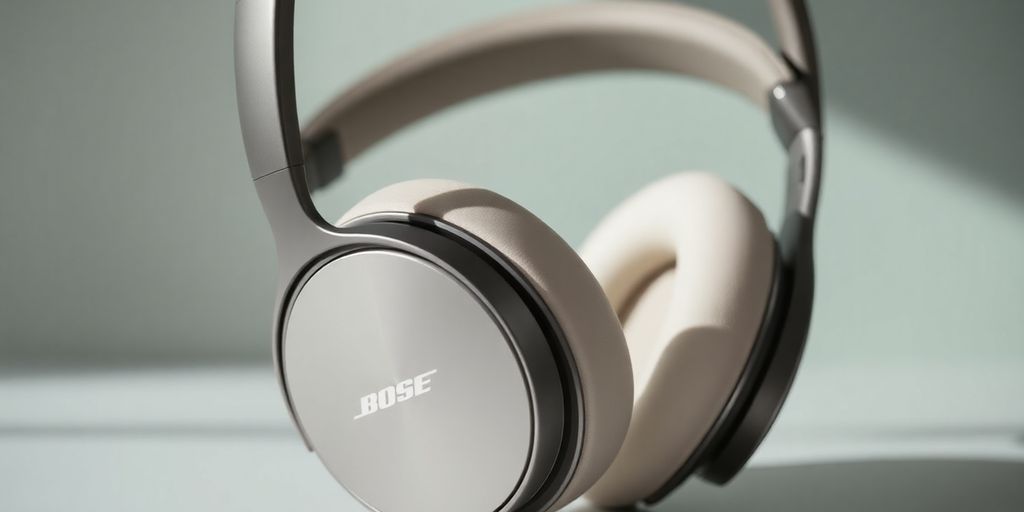 Bose QuietComfort Kopfhörer in eleganter Darstellung.