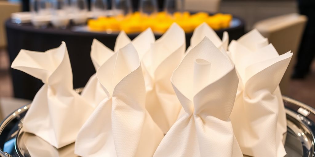 ทิชชู่พับสวยงาม จัดเบรค