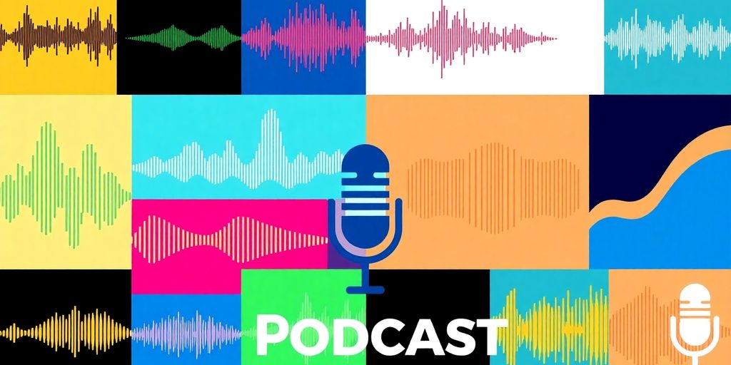 Podcast identity visual elements