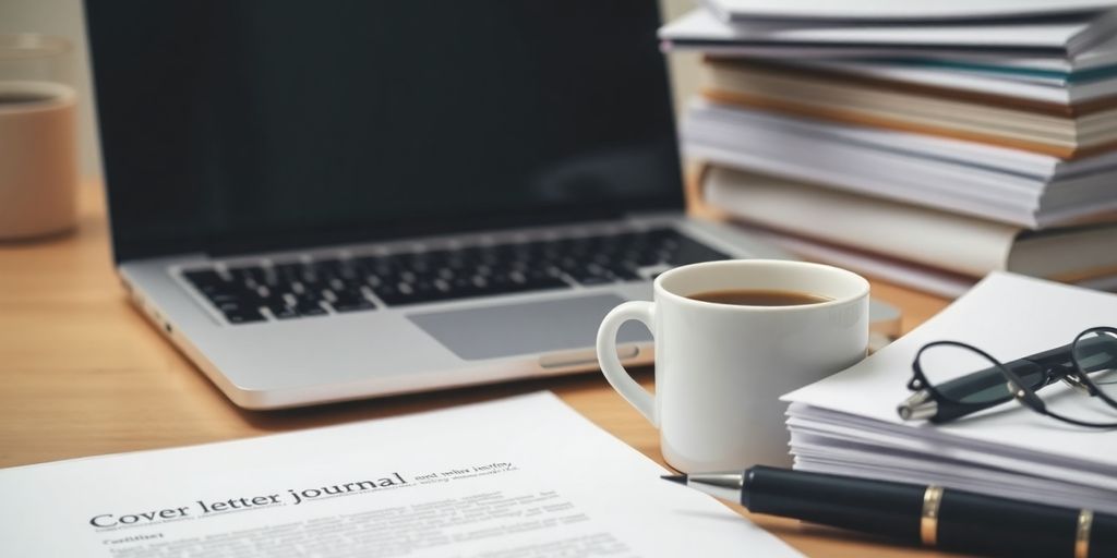 A tidy workspace with a laptop and coffee cup.