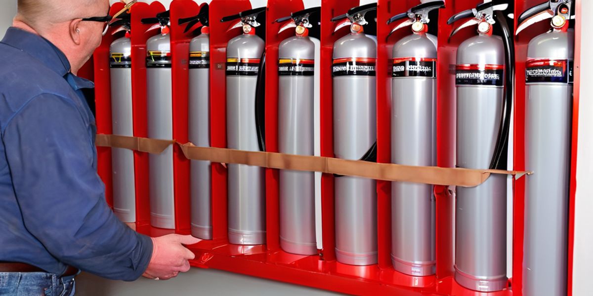 מתלה למטף כיבוי אש