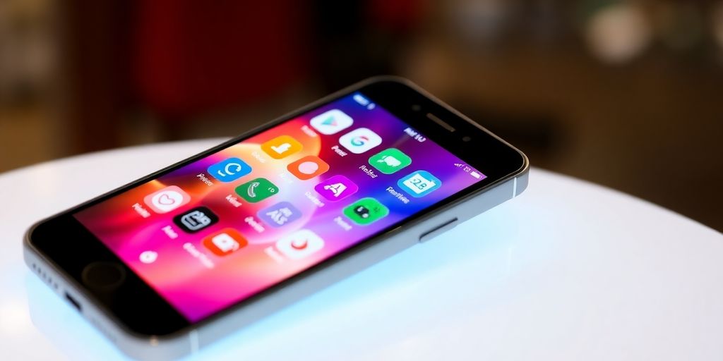 Mobile app interface on a smartphone.