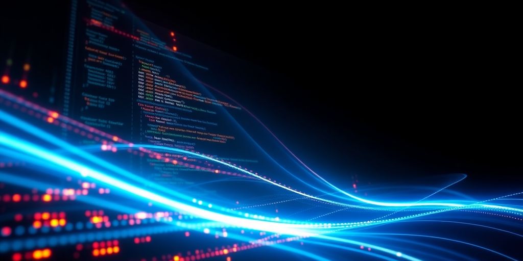Zed code editor interface glowing with vibrant colors