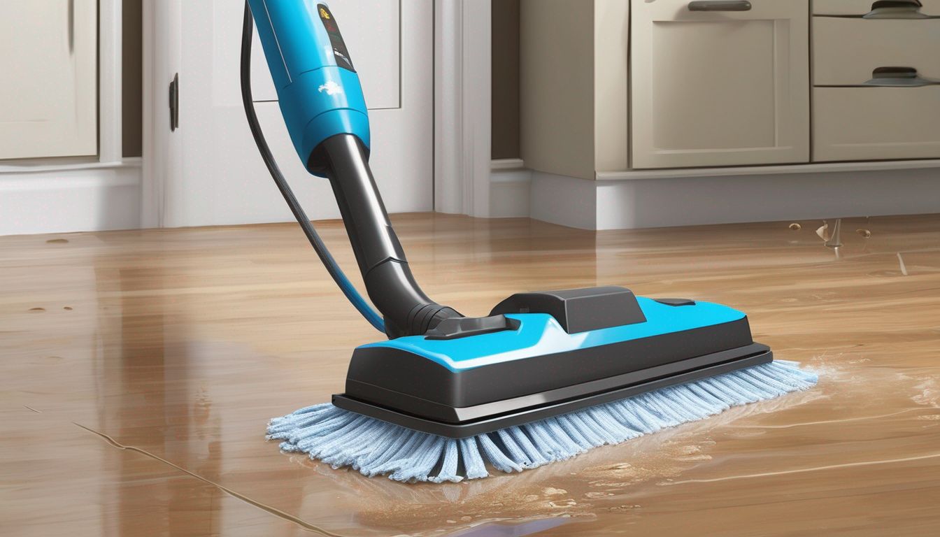 mopping floors