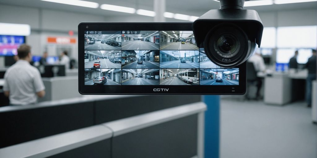 Comparison of analogue and IP CCTV footage quality.