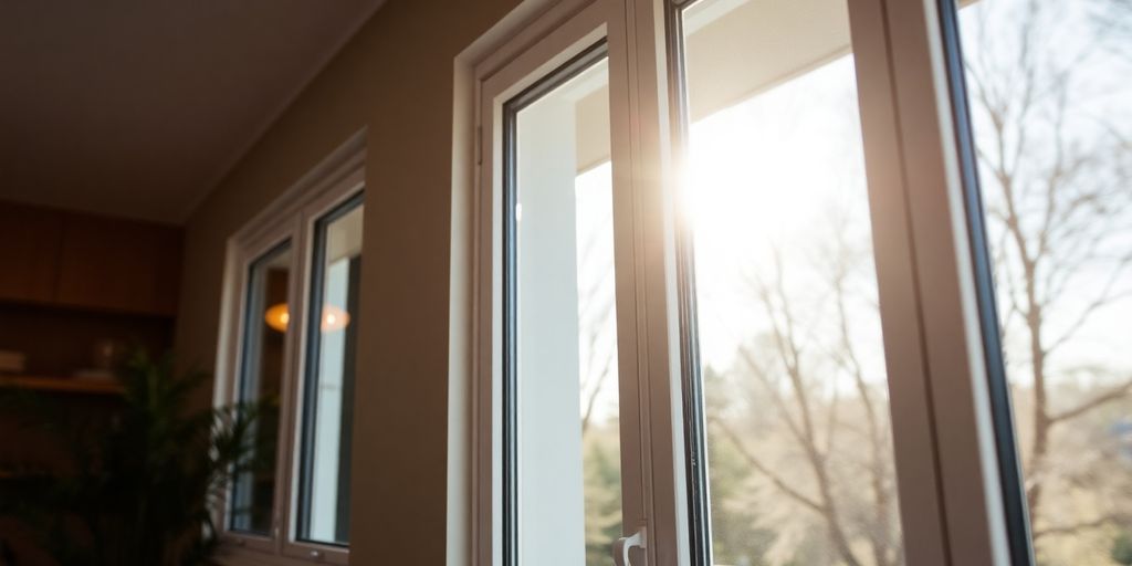 Modern PGT windows in a stylish home interior.
