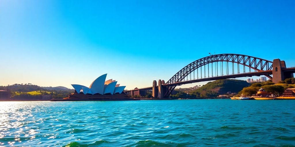 Sydney Opera House and Harbour Bridge
