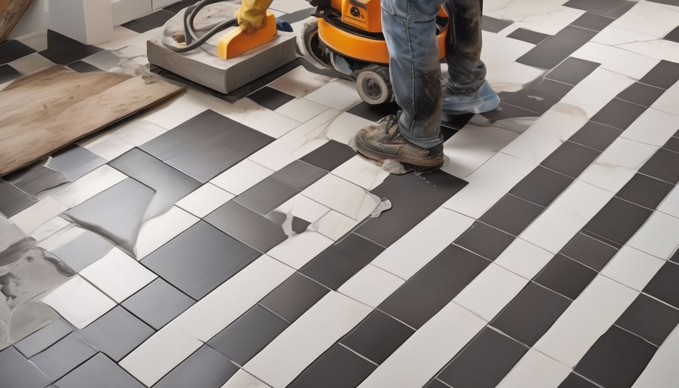 tiler working in London