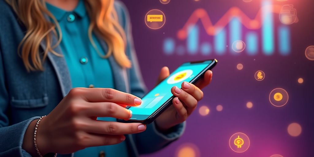 Person using smartphone to explore cryptocurrency options.