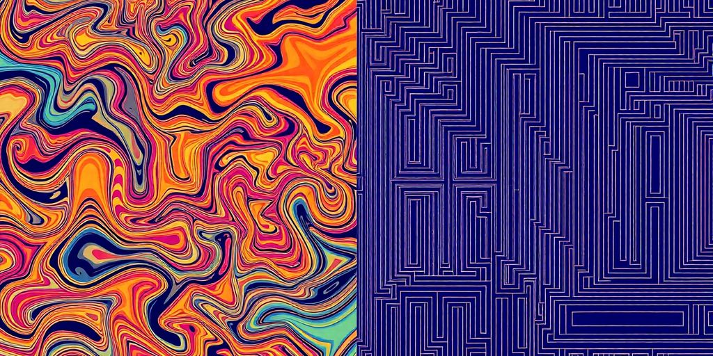 Two distinct brain outlines side-by-side.