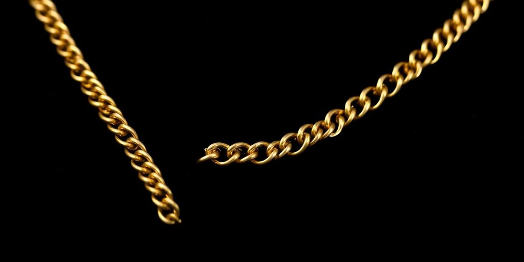 Bijoux en or 18 carats sur fond velours sombre.