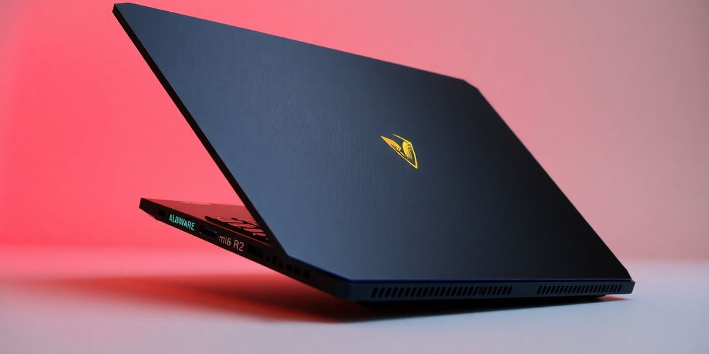صورة لجهاز ALIENWARE m16 R2 بزاوية مميزة