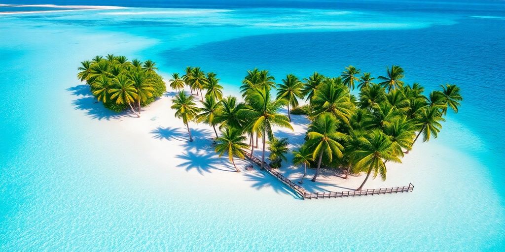 Maldiven im November mit türkisfarbenem Wasser und Stränden.