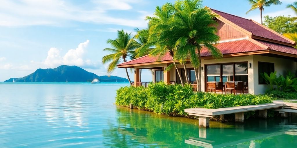 Thai beach house showcasing foreign ownership opportunities.