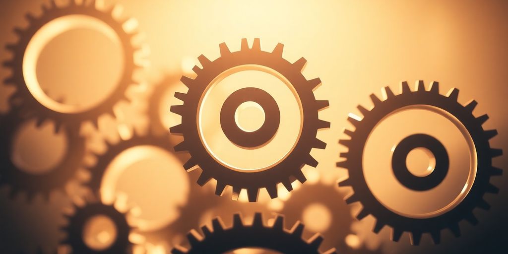 Beaming light, powerful revenue growth, stacked gears