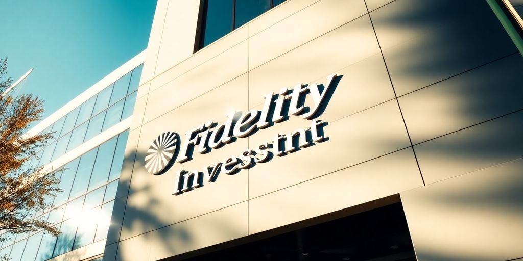 Fidelity Investments building facade.