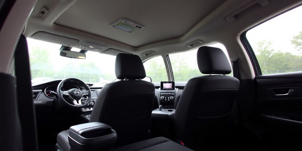 Interior view of 2023 Nissan Rogue SV FWD.
