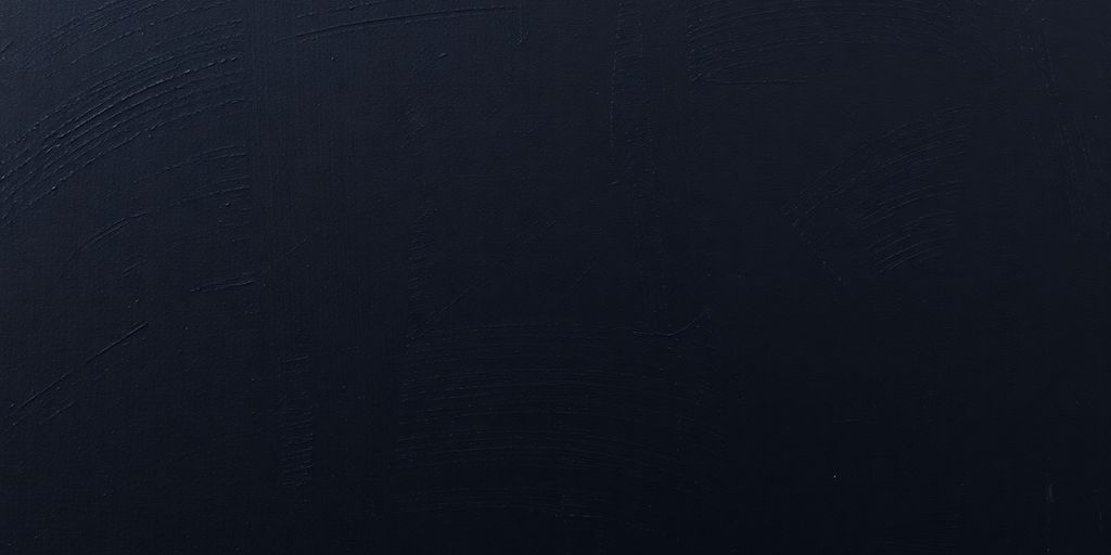 Textured black canvas with subtle highlights.