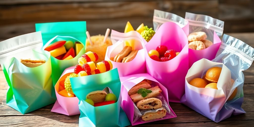 ชุดอาหารว่างในถุงหลากหลาย