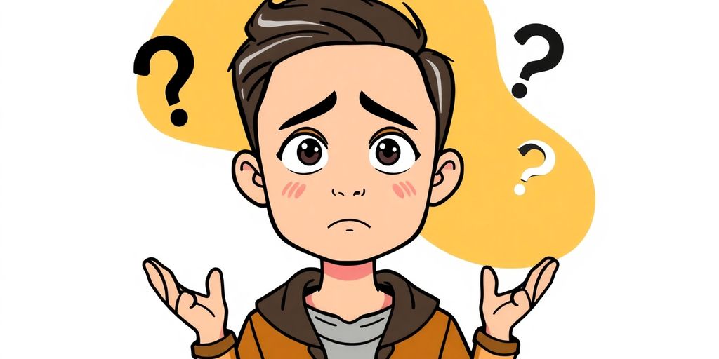 Man looking confused at a loan application