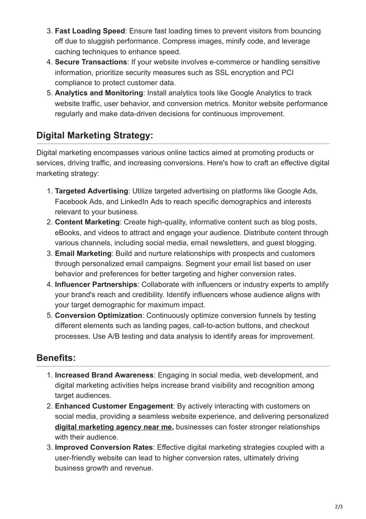 Maintaining Optimal Performance