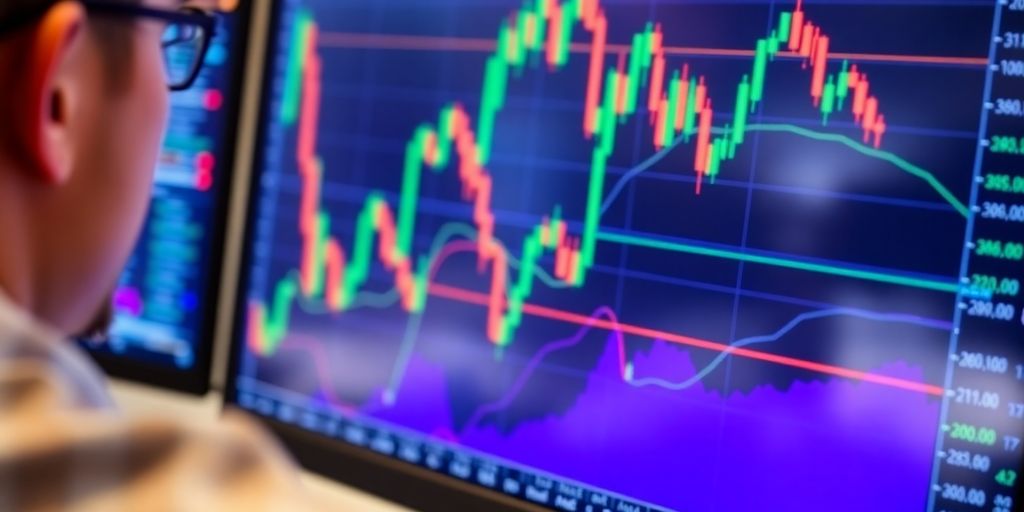 Trader focusing on support and resistance levels in trading.