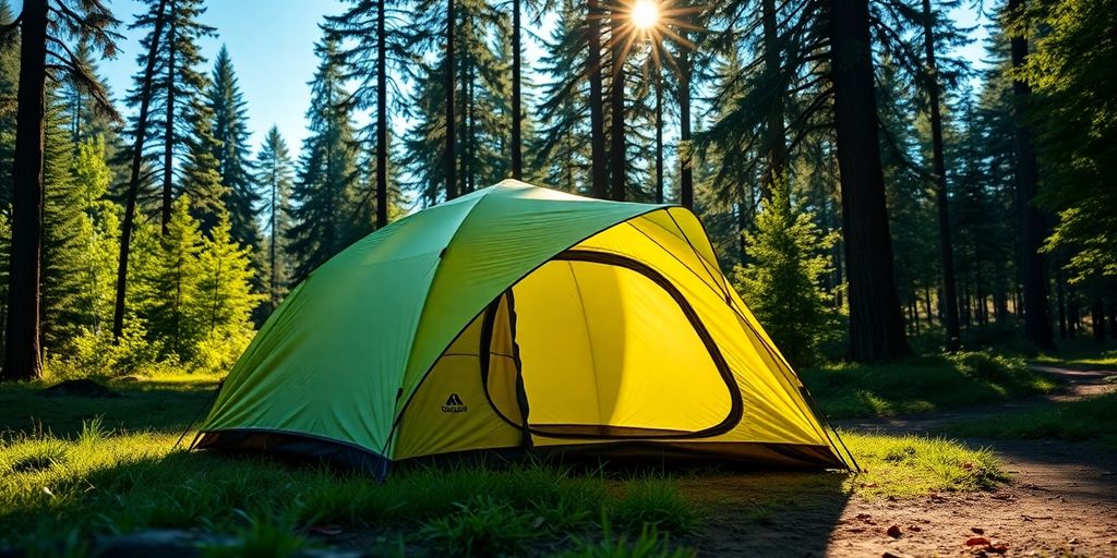 Fyrpersonstält i naturen