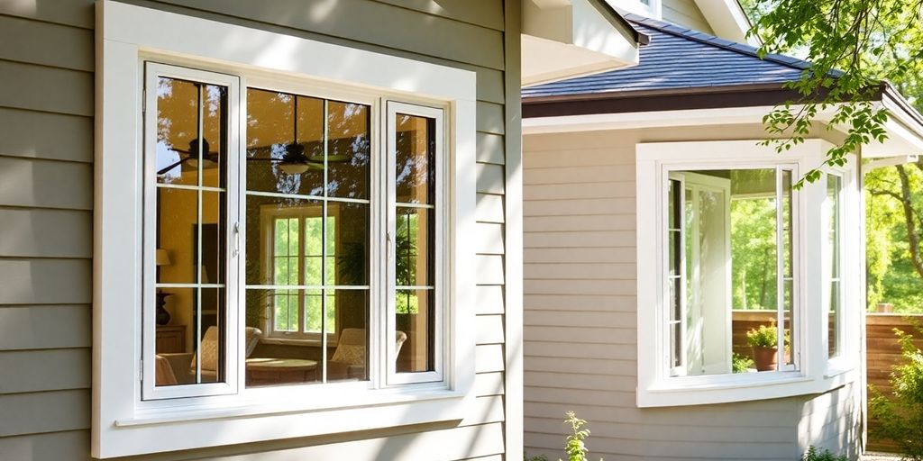 Modern home with Andersen 100 Series windows.