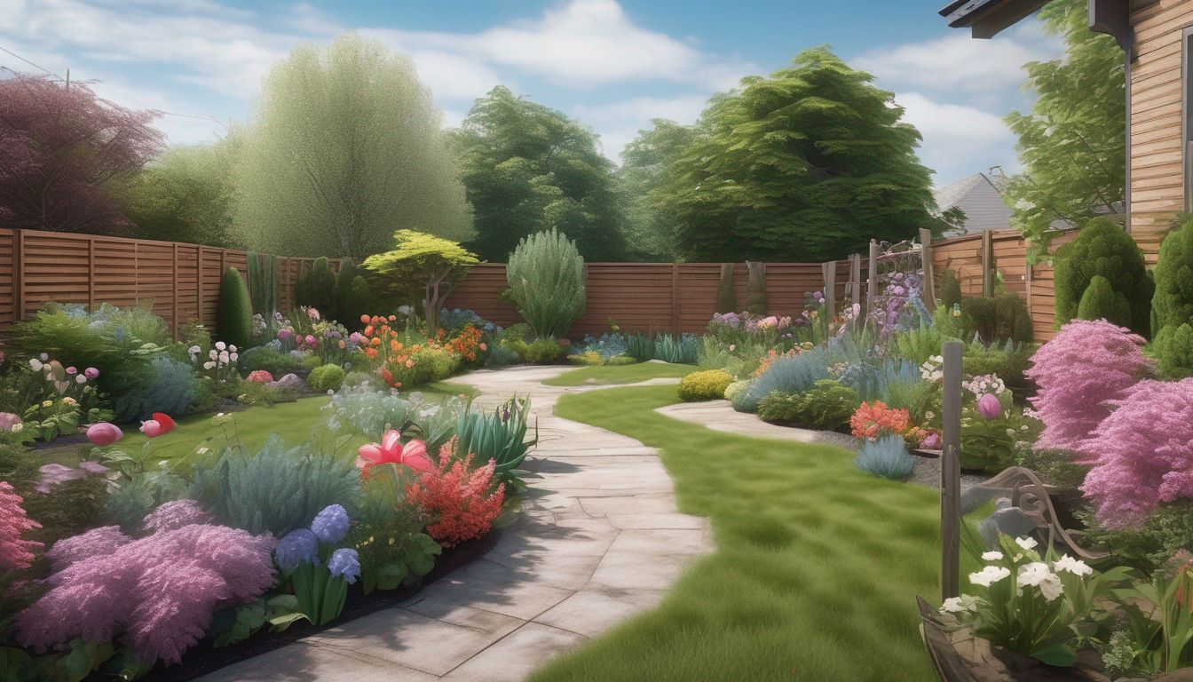 spring garden clearance