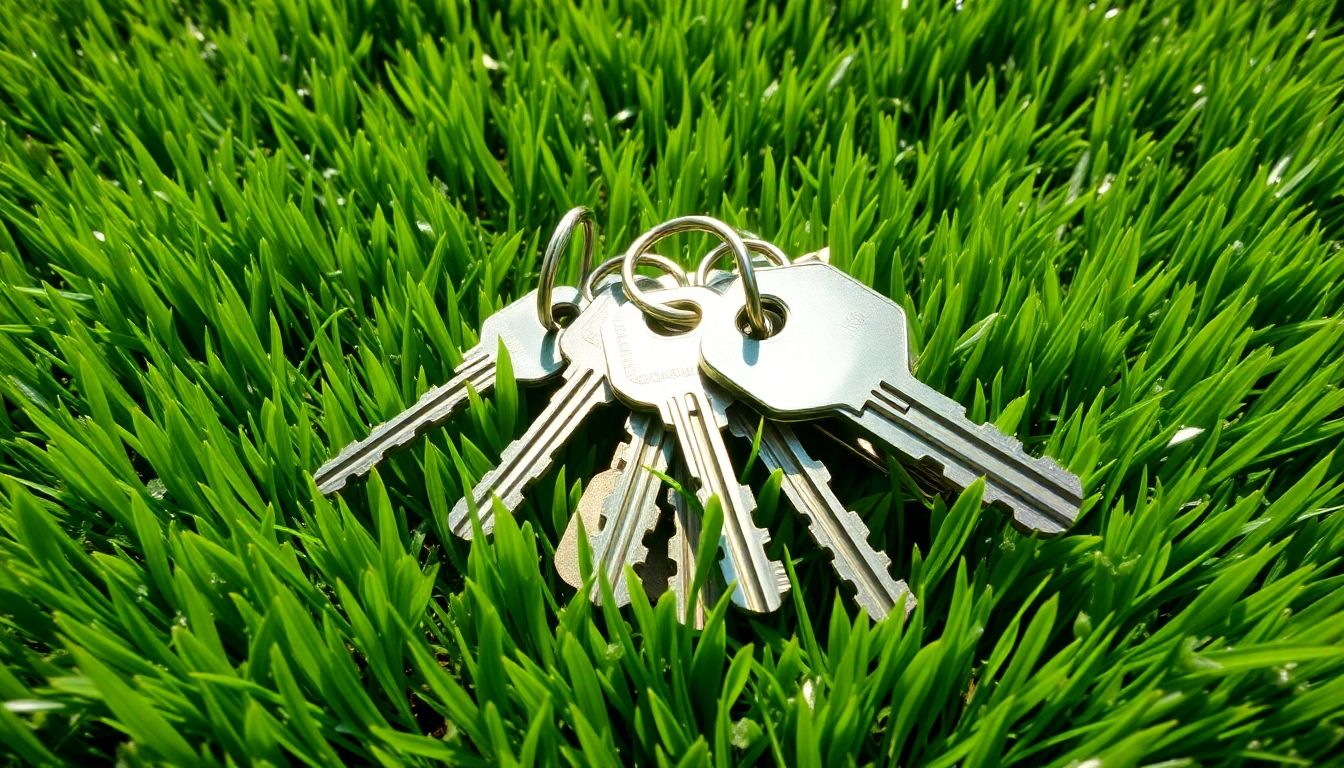 Schlossänderungskosten:Schlüsselbund liegt im Gras