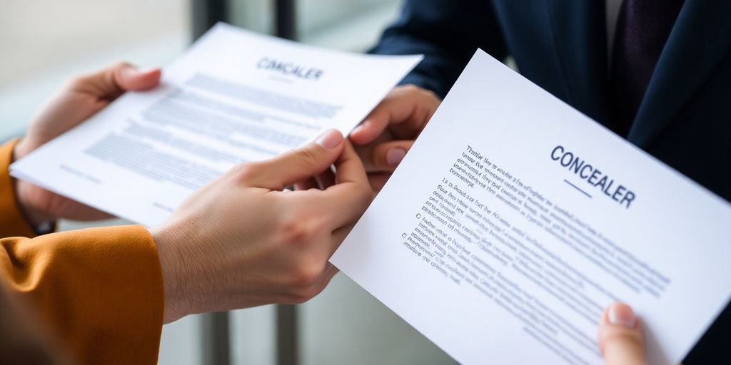 Persona entregando papeles para cancelar seguro