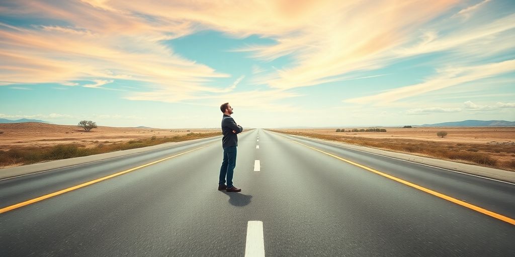 Leader on a highway, marketing growth ahead