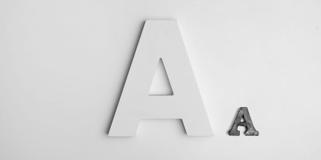 A decorative lettering