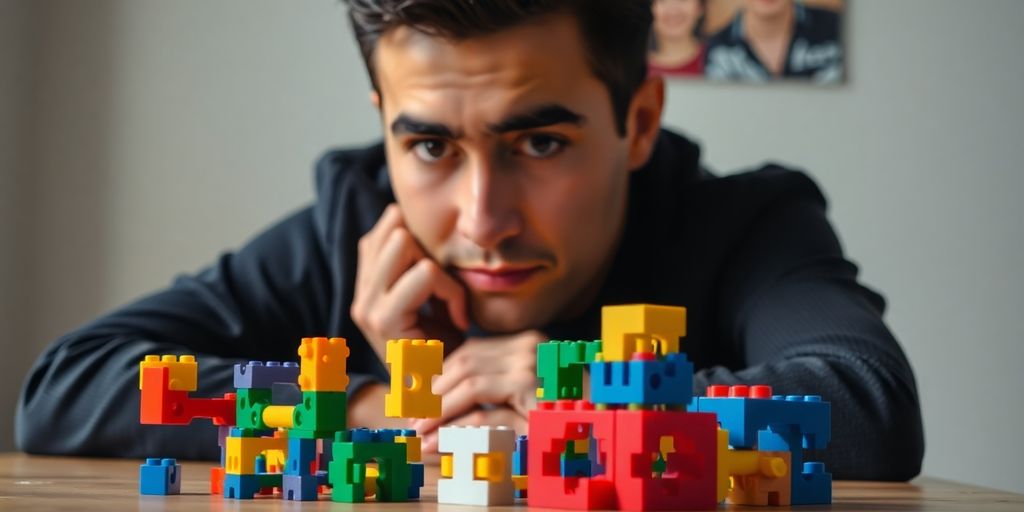 Person planning career growth.