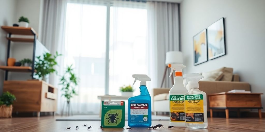 Apartament curat, soluții de dezinsecție eficiente.