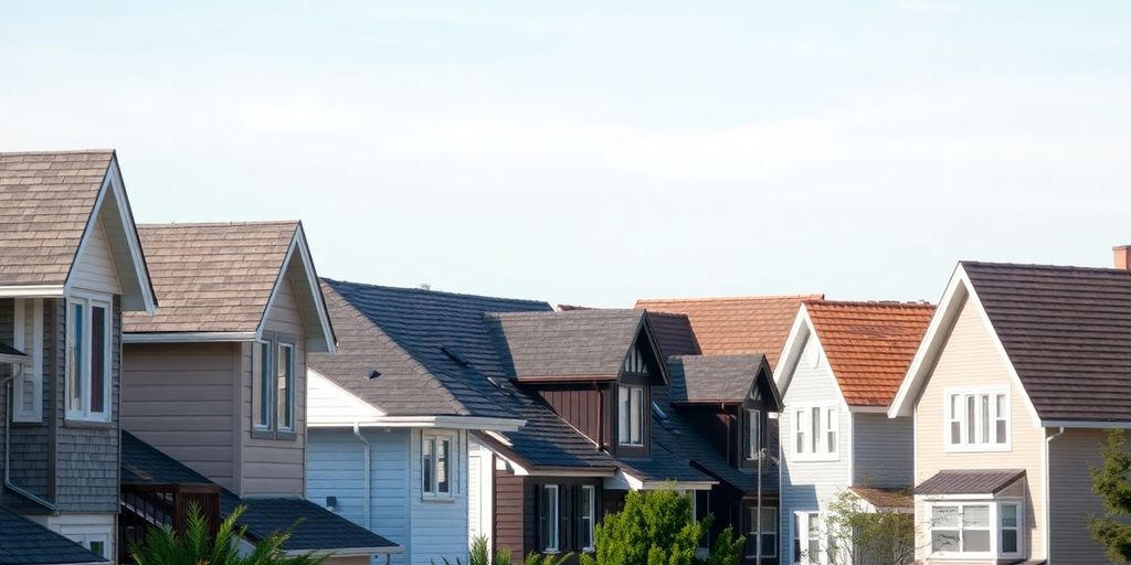 Verschillende daktypes op huis