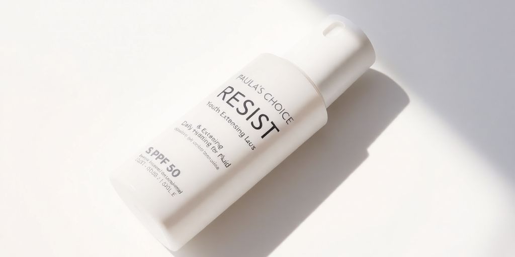 Paula's Choice moisturizing fluid with SPF.