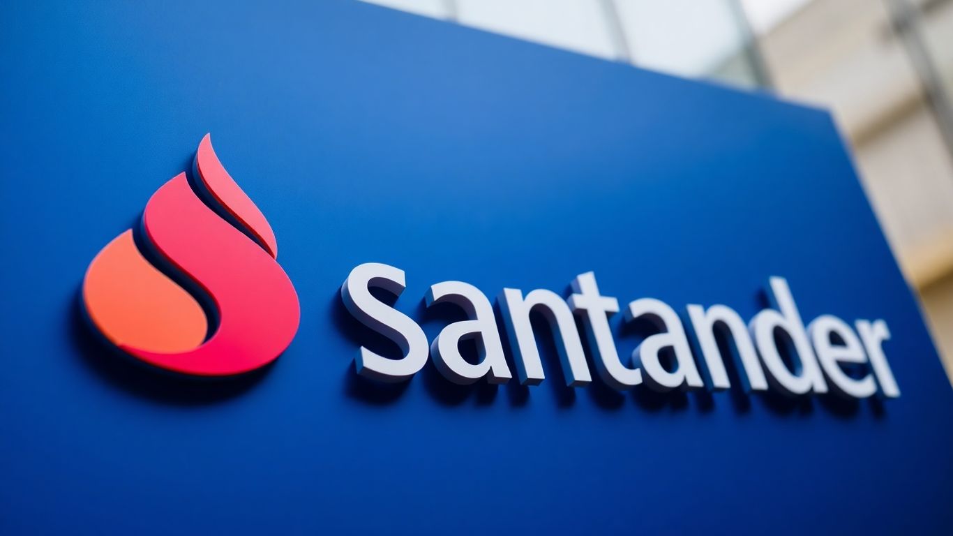 Santander logo flame shape