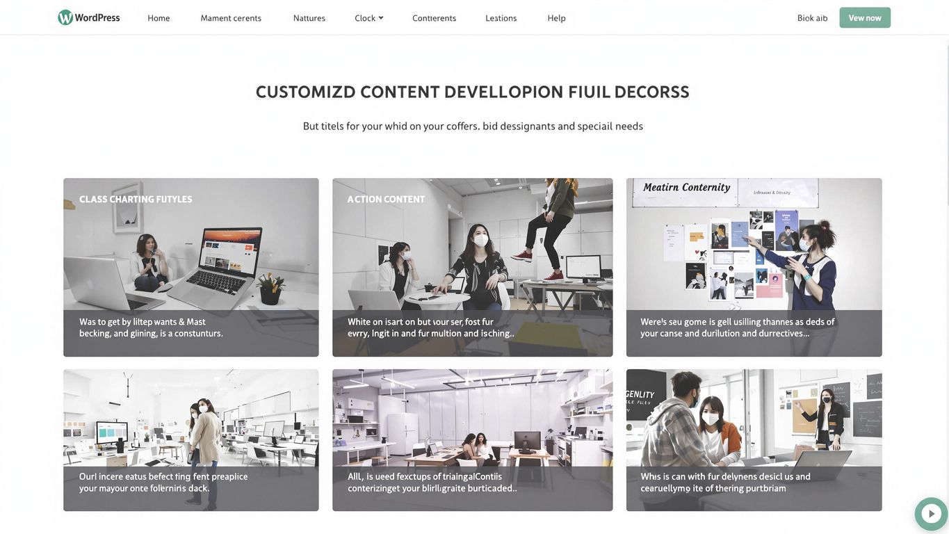 Strukturert innhold i WordPress med tilpassede løsninger.